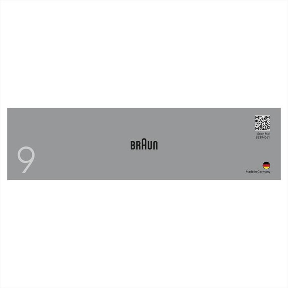 "BRAUN - Epilatore SILK-ÉPIL 9 9-061-BIANCO/ARGENTO"