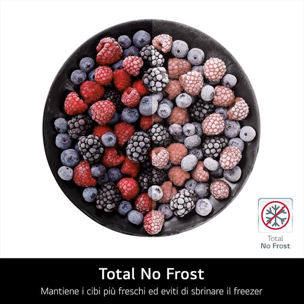 Immagine del prodotto LG - Frigorifero combinato GBP62PZNAC Classe A 384L-Stainless steel