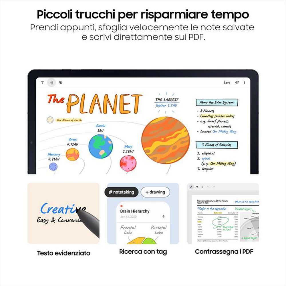 Immagine del prodotto SAMSUNG - Galaxy Tab S6 Lite GHMITSWIFI08MG