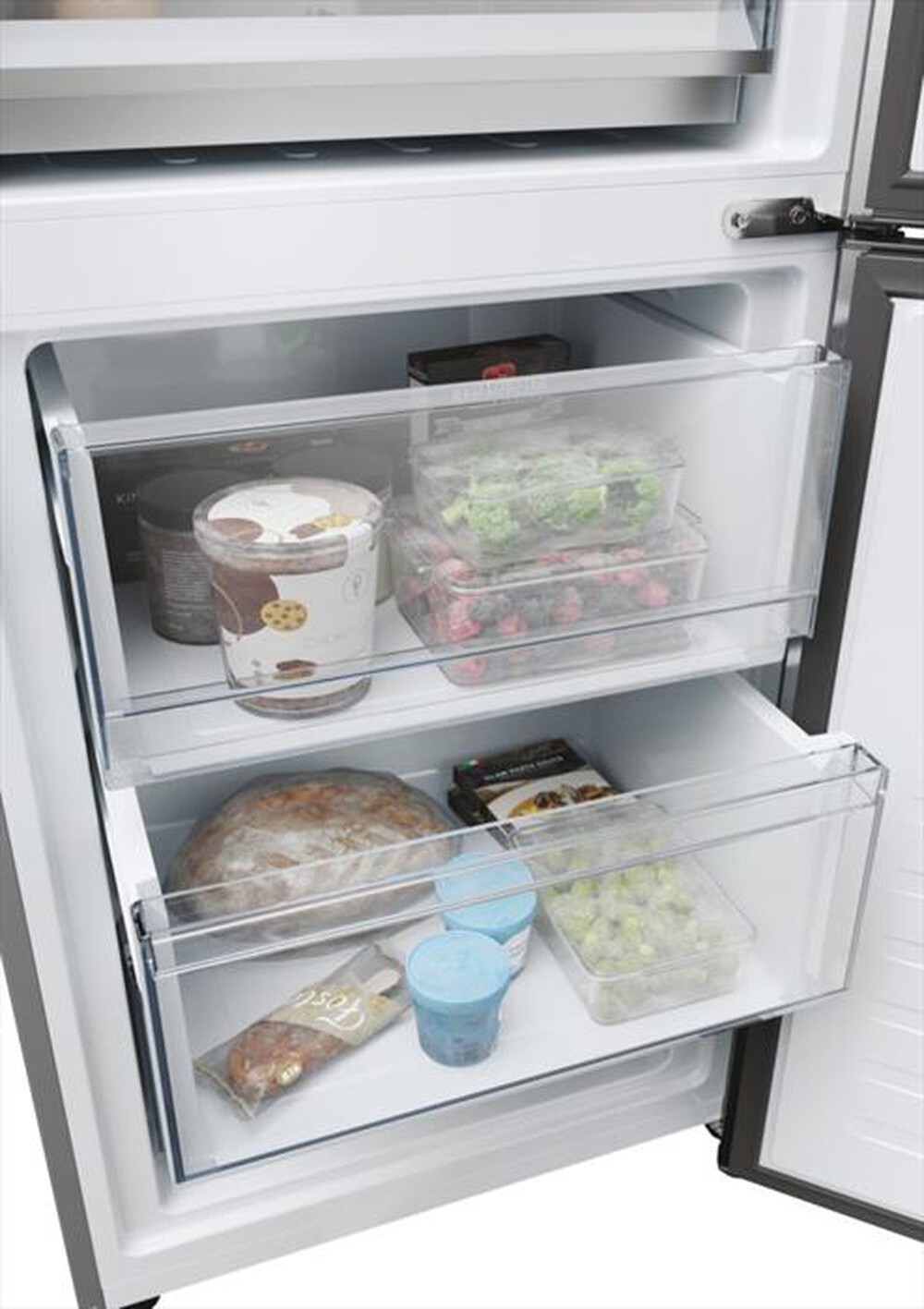 "HAIER - Frigorifero combinato HDPW5620CNPK Classe C 406 lt-Argento"