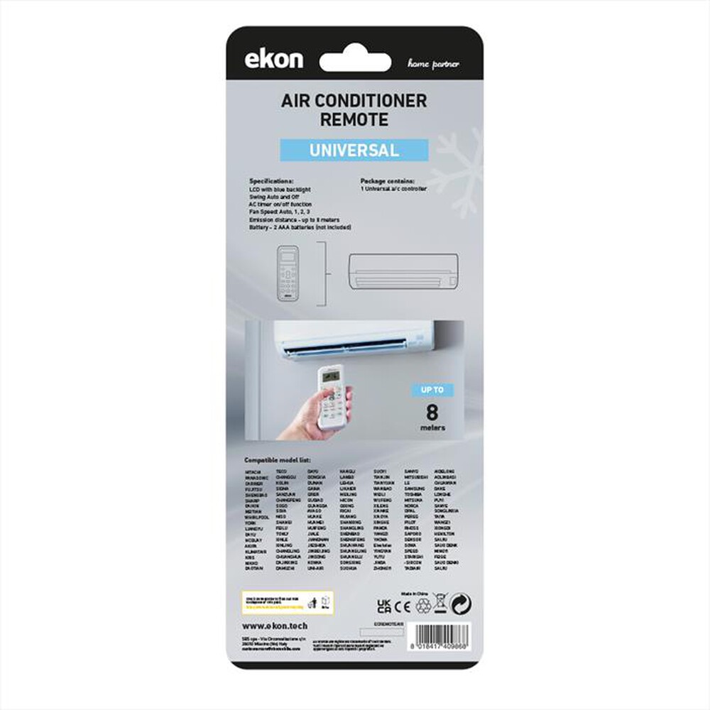 Immagine del prodotto SBS - Telecomando universale condizionatori ECREMOTEAIR