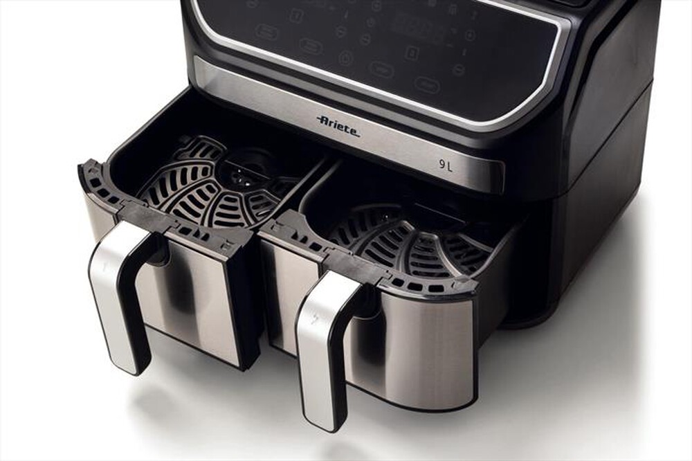 "ARIETE - Friggitrice ad aria 4625-Nero, Argento"