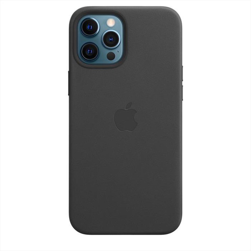 "APPLE - iPhone 12/12 Pro Leather Case with MagSafe-Nero"