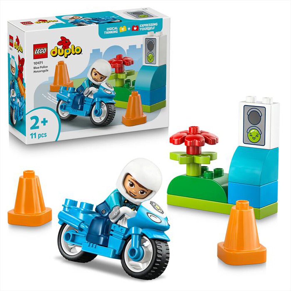 Immagine del prodotto LEGO - DUPLO Motocicletta blu della Polizia - 10471