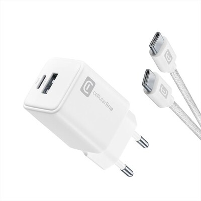 CELLULARLINE - MULTIPOWER 30W KIT ACHKITC2CGAN30TABW-Bianco
