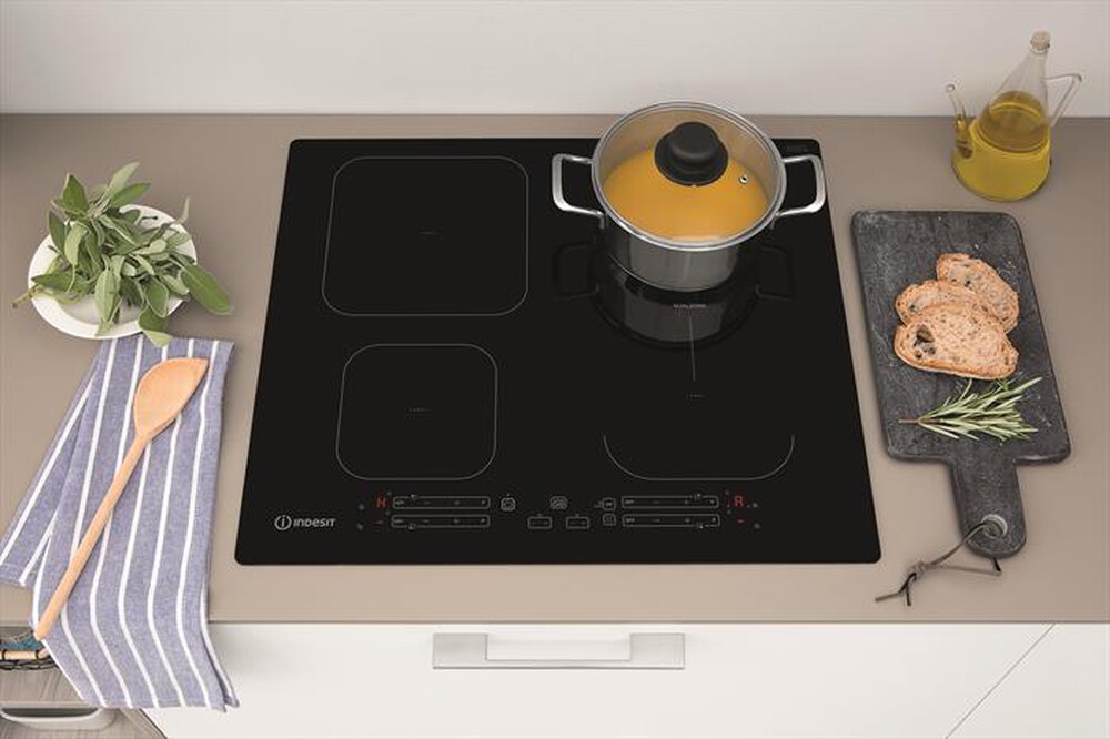 "INDESIT - Piano cottura induzione IB 65B60 NE 59 cm-Nero"