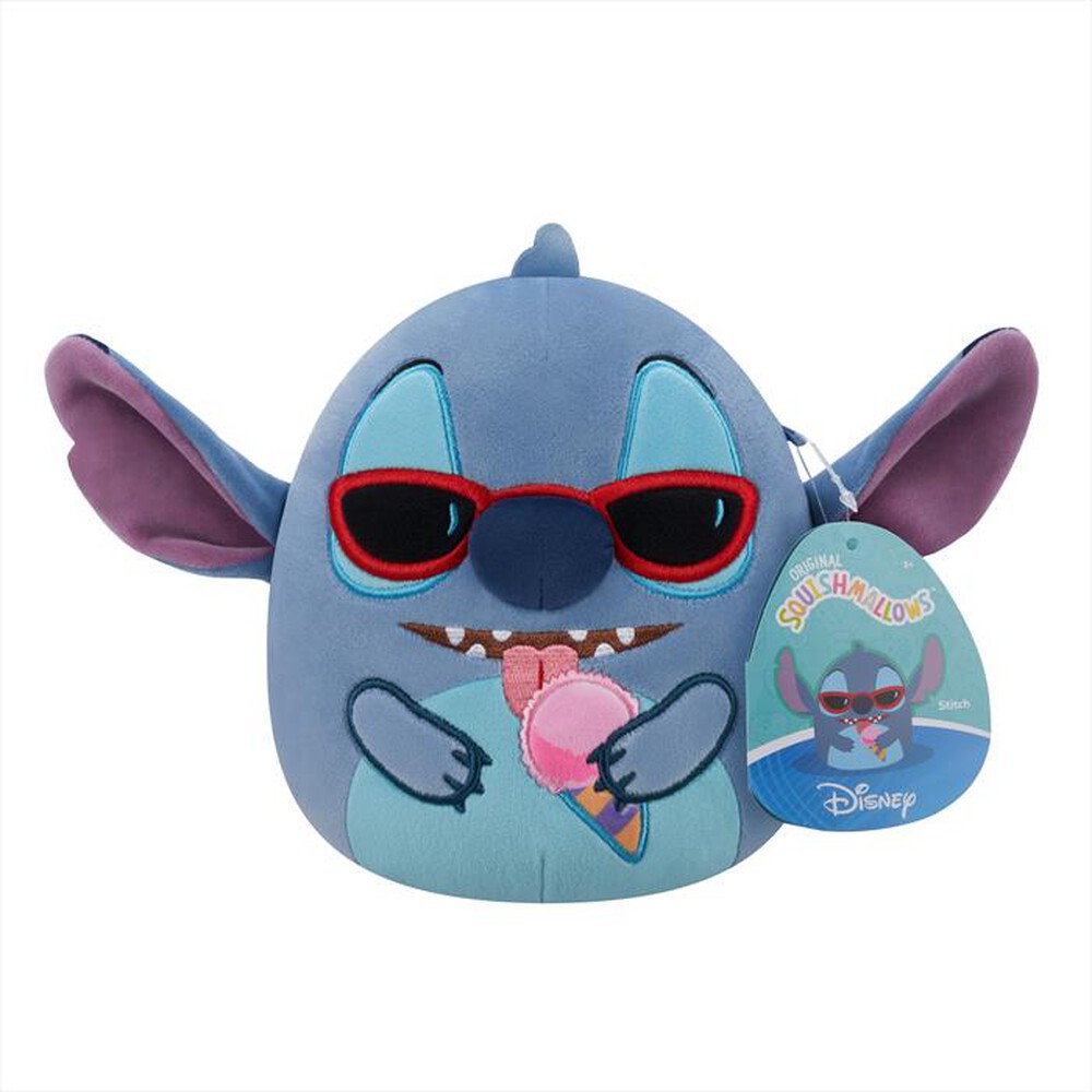 Immagine del prodotto REY TOYS - SQUISHMALLOWS STITCH CON CONO GELATO CM 25 LICENZA-Multicolore