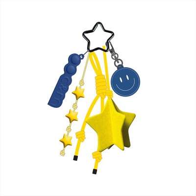 CASEME - Charm decorativo, luna-Giallo