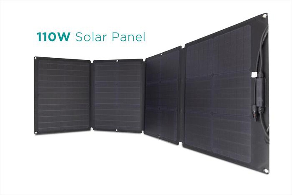 "ECOFLOW - Pannello solare portatile 110W-nero"