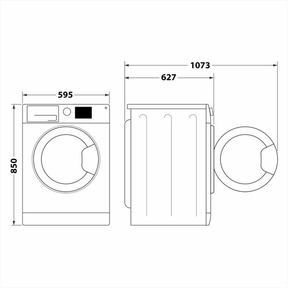 "WHIRLPOOL - Lavatrice FRESHCARE FFB 846 SV IT 8 Kg Classe A-Bianco"