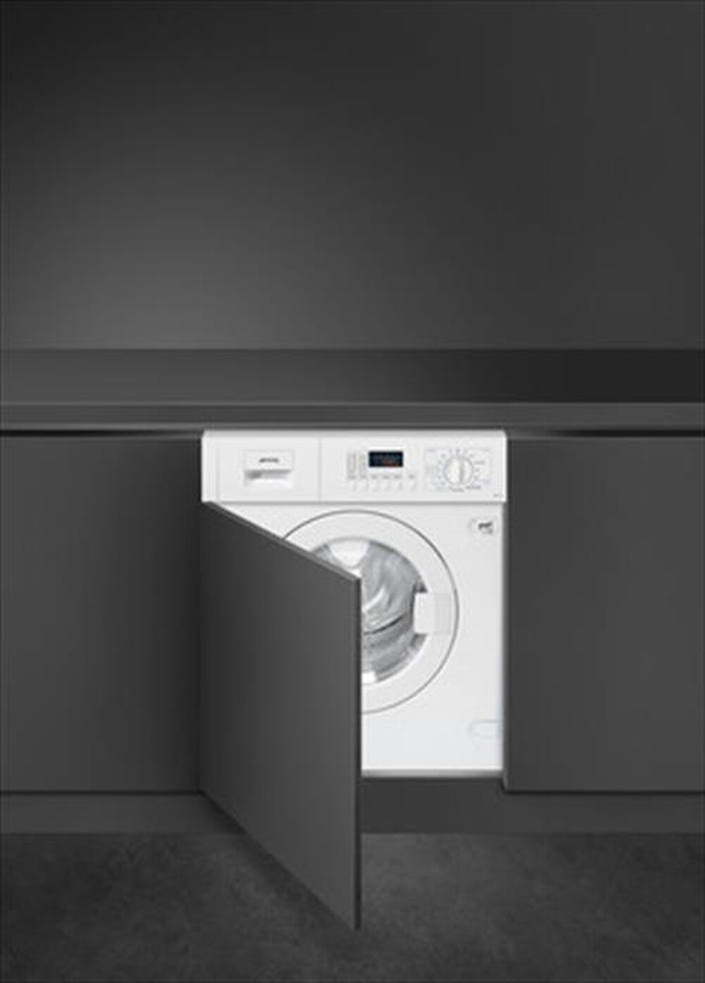 "SMEG - Lavatrice incasso LB107B 7 Kg Classe E-Bianco"