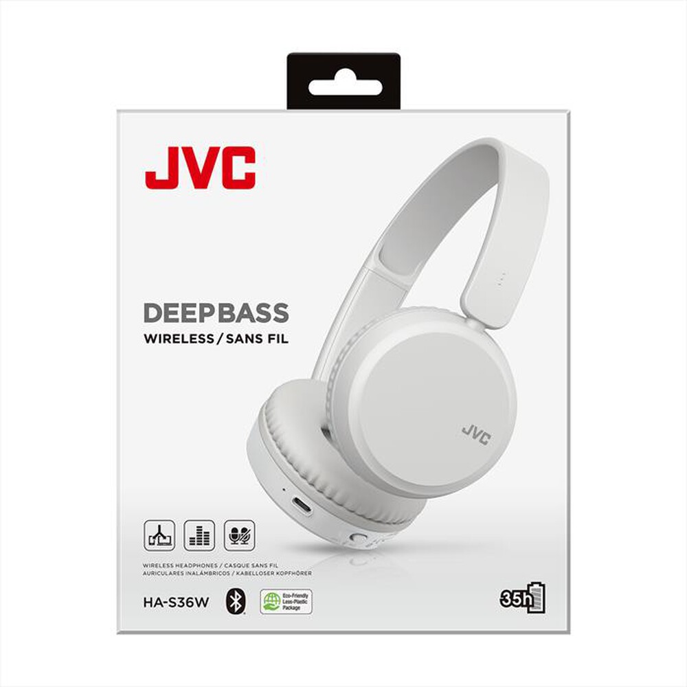Immagine del prodotto JVC - Cuffie a padiglione chiuso HA-S36W-BIANCO