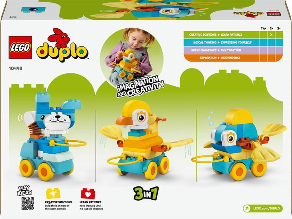 Immagine del prodotto LEGO - DUPLO Town Animali su ruote 3 in 1 10448
