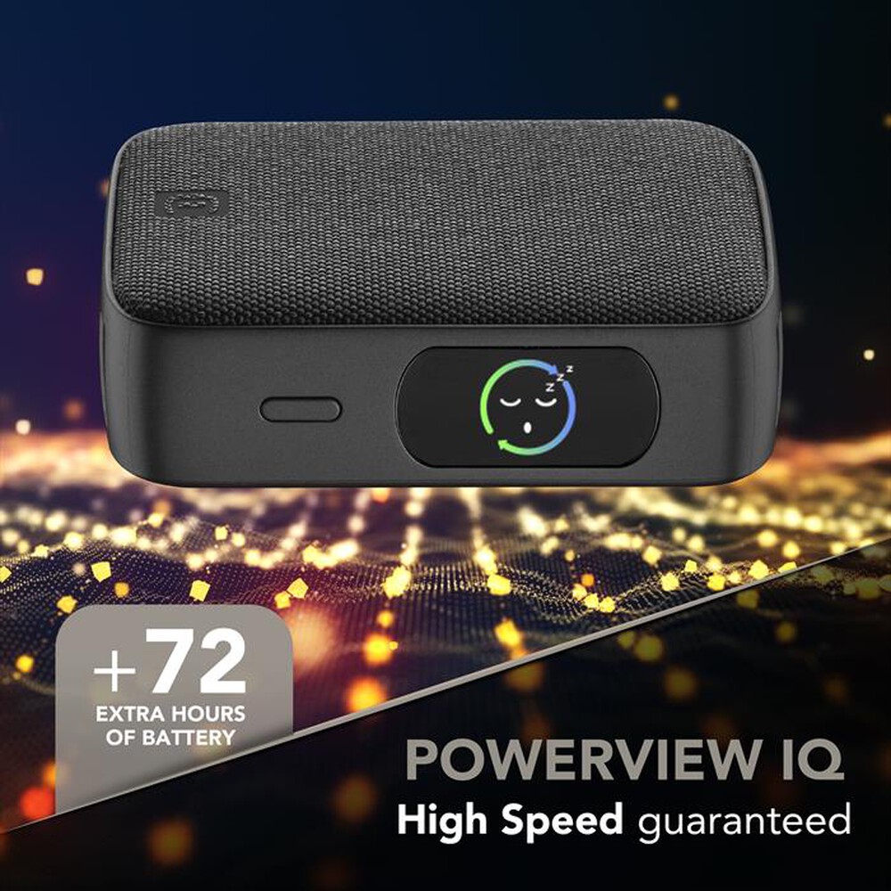 Immagine del prodotto CELLULARLINE - Power Bank 10000 mAh POWERVIEW IQ-Nero