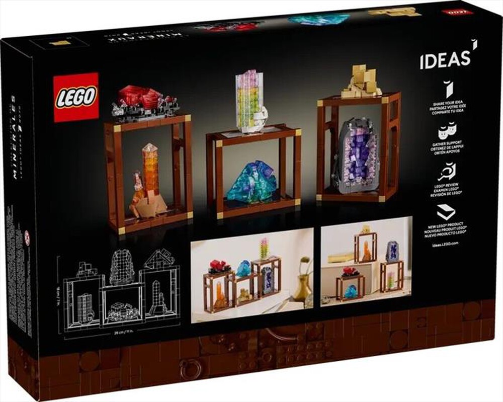 Immagine del prodotto LEGO - IDEAS Collezione di minerali - 21362-Multicolore