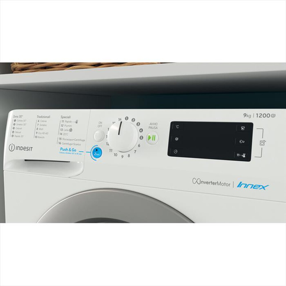 "INDESIT - Lavatrice INNEX BWE 91285X WS IT 9 Kg Classe B-Bianco"