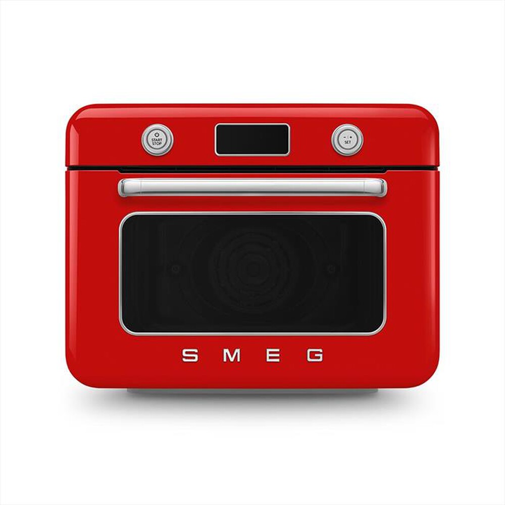 "SMEG - Forno combinato a vapore da appoggio COF01RDEU-Rosso"