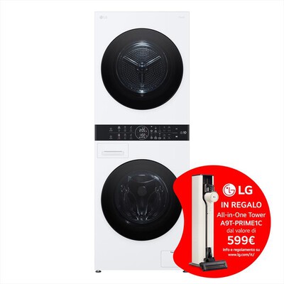 LG - Lavasciuga WASHTOWER WT1210WWF 12/10 Kg Classe A-Bianca