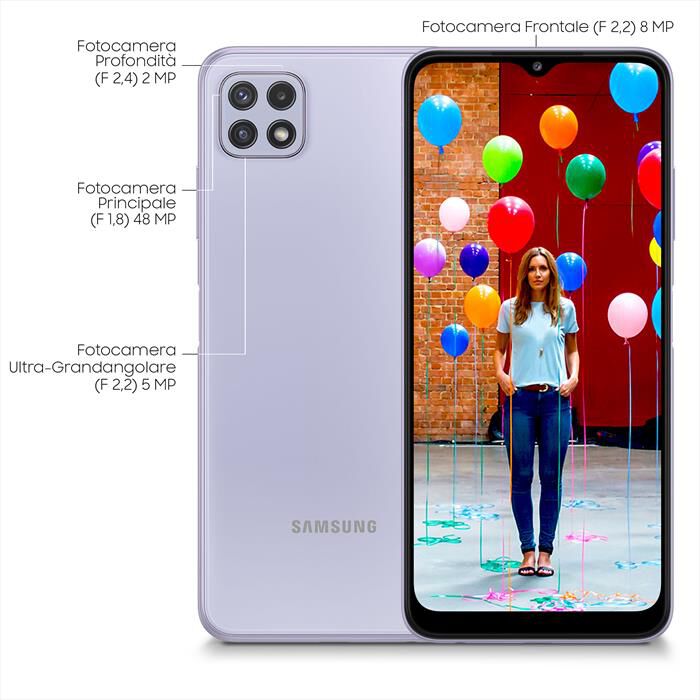 SAMSUNG - GALAXY A22 5G-Light Violet | Euronics