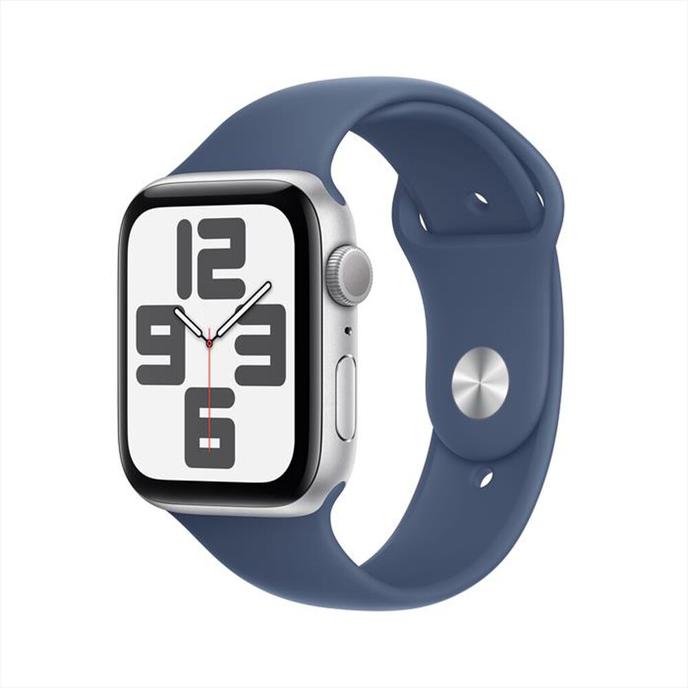 "APPLE - Watch SE GPS 44mm Cassa Alluminio-Argento Sport Band Denim - S/M"
