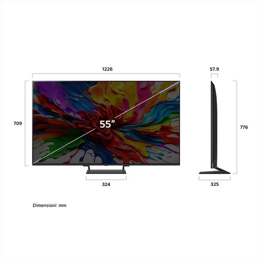 Immagine del prodotto LG - Smart TV MINI LED UHD 4K 55" EVO AI 55QNED93A6A-Black