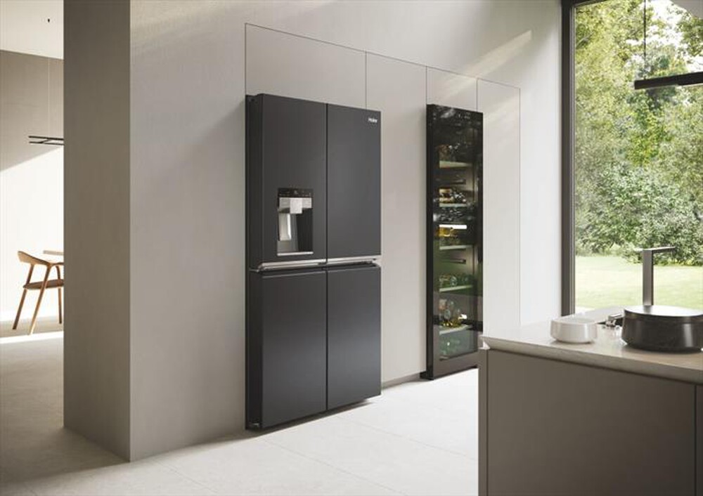 "HAIER - Frigorifero 4 porte HCR7918EIMB Classe E 601 lt-Nero"