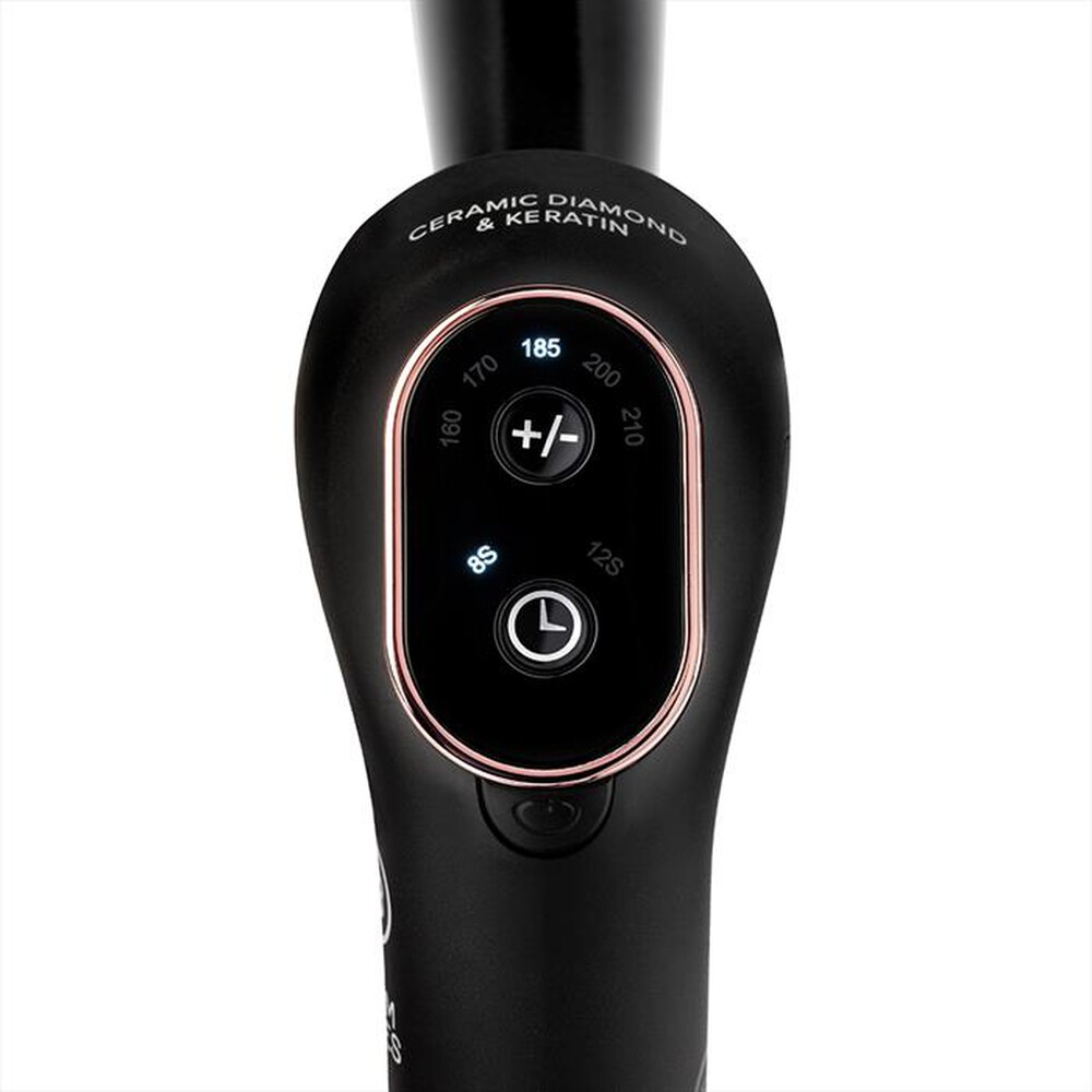 "BELLISSIMA IMETEC - FERRO ARRICCIACAPELLI GLAM WAVES-Nero, Rose Gold"