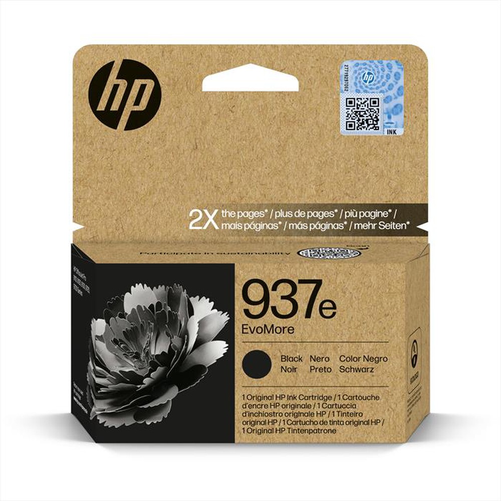 Immagine del prodotto HP - 937E EVO MORE CARTUCCIA DI INCHIOSTRO,NERO-Nero