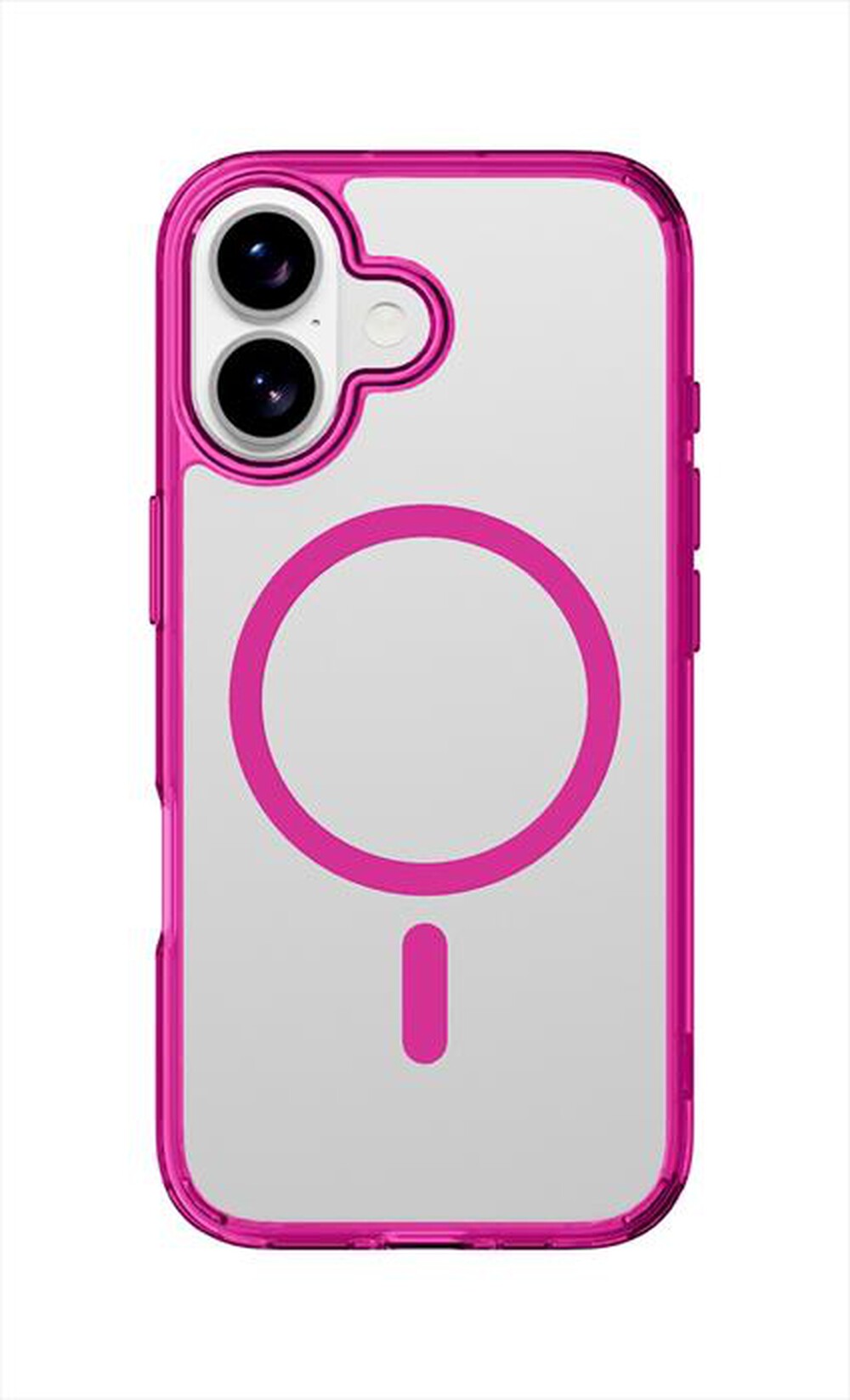 Immagine del prodotto CELLULARLINE - Custodia ICONIC MAG per IPHONE 17-Rosa, Trasparente