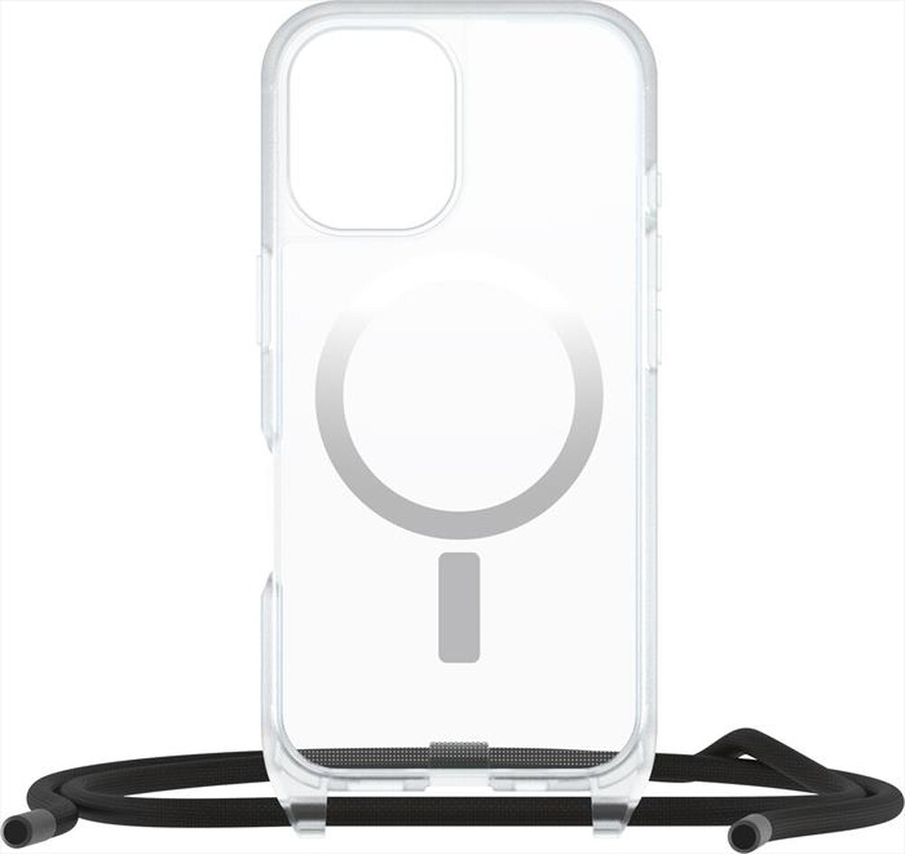 "OTTERBOX - REACT NECKLACE MAGSAFE HICHEW CUSTODIA IPHONE 16-Trasparente"