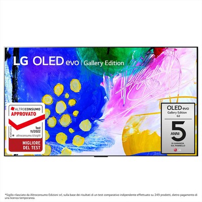 LG - SMART TV OLED UHD 4K 65" OLED65G26LA-Argento