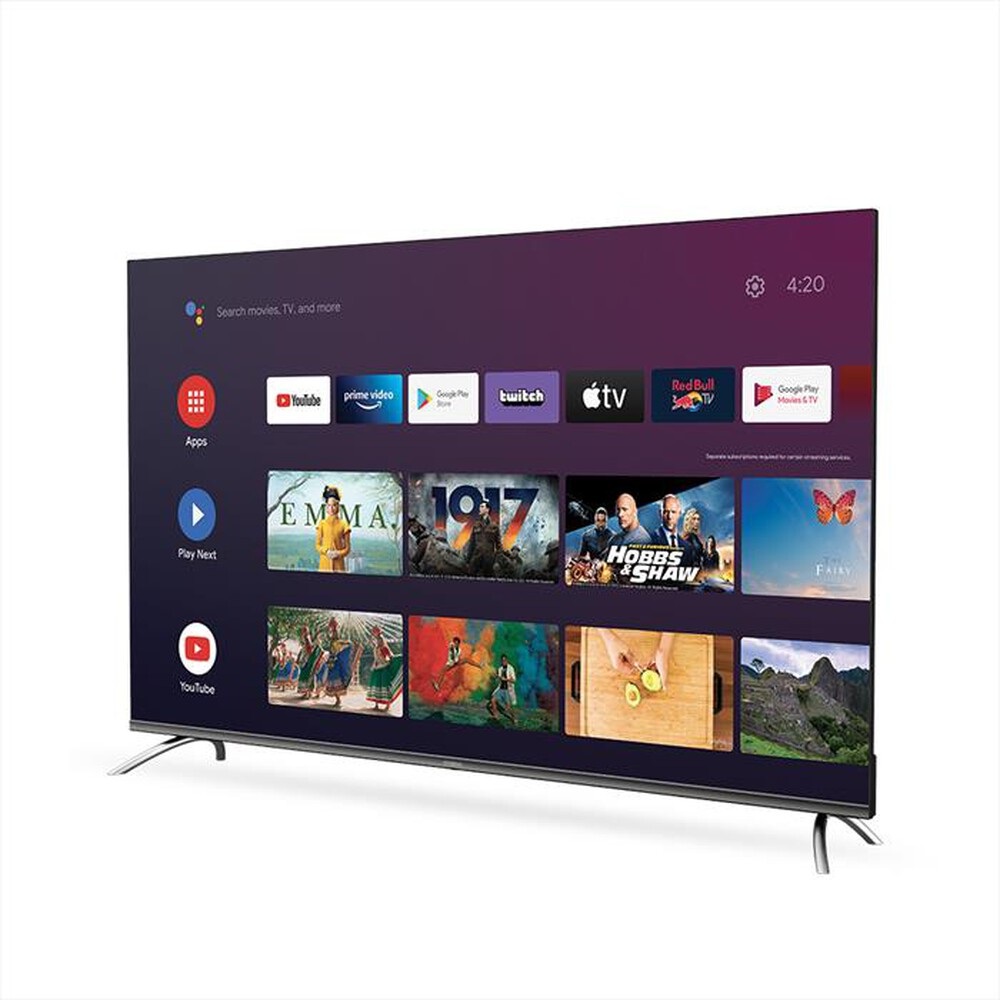 "STRONG - Smart TV LED UHD 4K 55\" SRT55UD7553-argento"