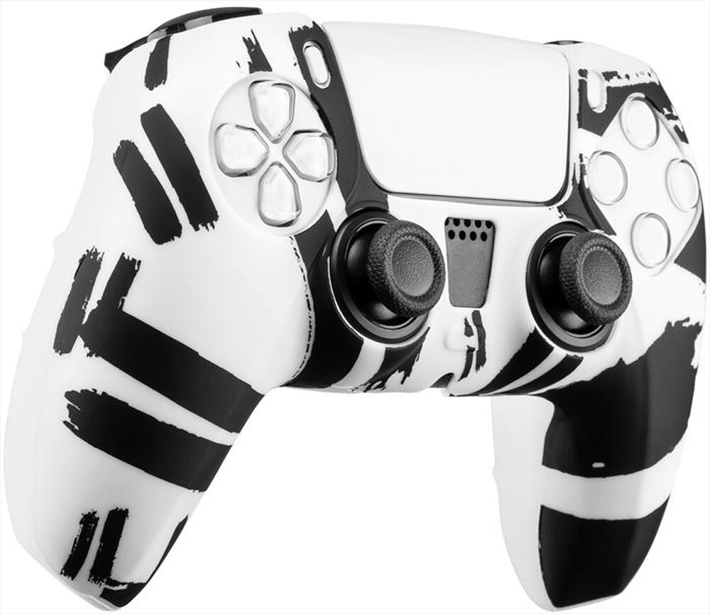 "QUBICK - CONTROLLER SKIN (PS5)-NERO BIANCO"