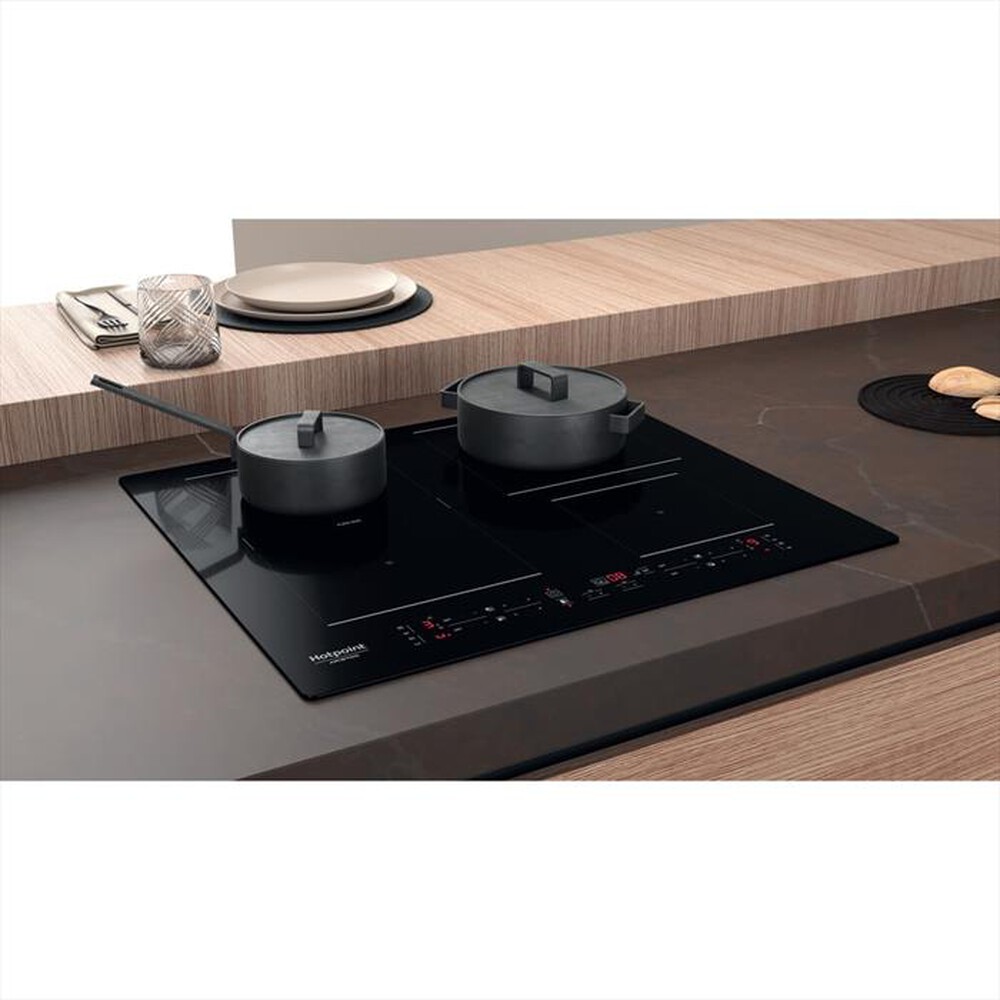 "HOTPOINT ARISTON - Piano induzione HB3160C NE 59 cm-Nero"
