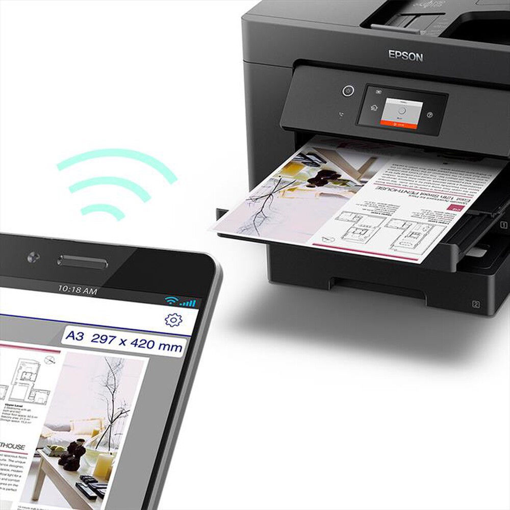 "EPSON - WORKFORCE WF-7835DTWF-Nero"