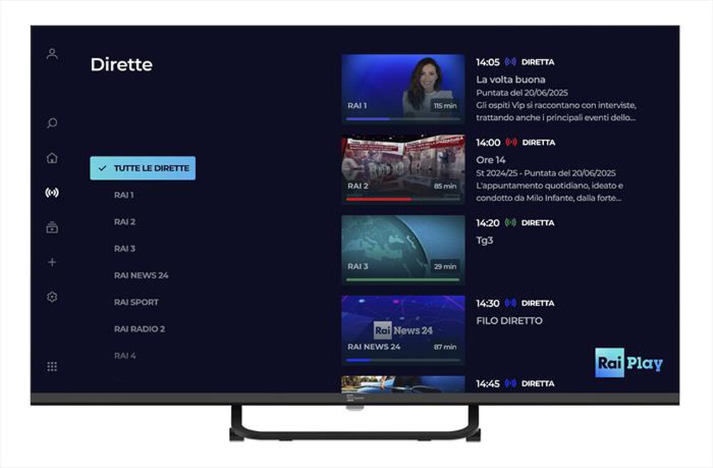 Immagine del prodotto TELESYSTEM - Smart TV LED HD READY 31,5" FL SMV15 VIDAA-BLACK