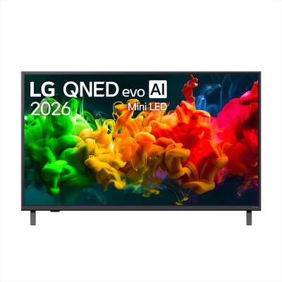 LG - QNED EVO AI MINILED QNED80B 43QNED80B6B-Charcoal Black
