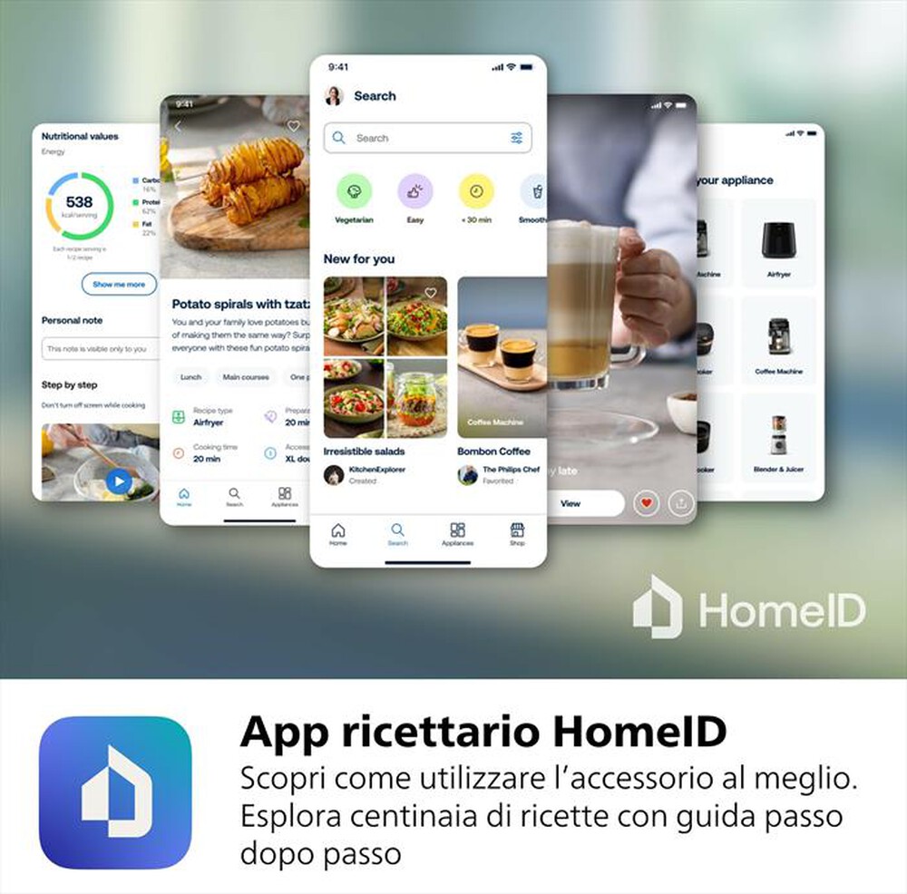 Immagine del prodotto PHILIPS - KIT TEGLIA E MUFFIN PER AIRFRYER DA 6.2L HD9945/01-Nero