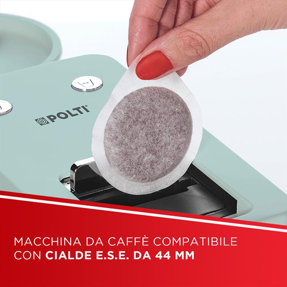 Immagine del prodotto POLTI - Macchina da caff&eacute; a cialde ESE 44 m COFFEA S15G-Verde