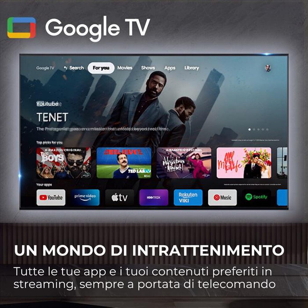 Immagine del prodotto HAIER - Smart TV QD-Mini QLED 100" H100M96FUX-Nero