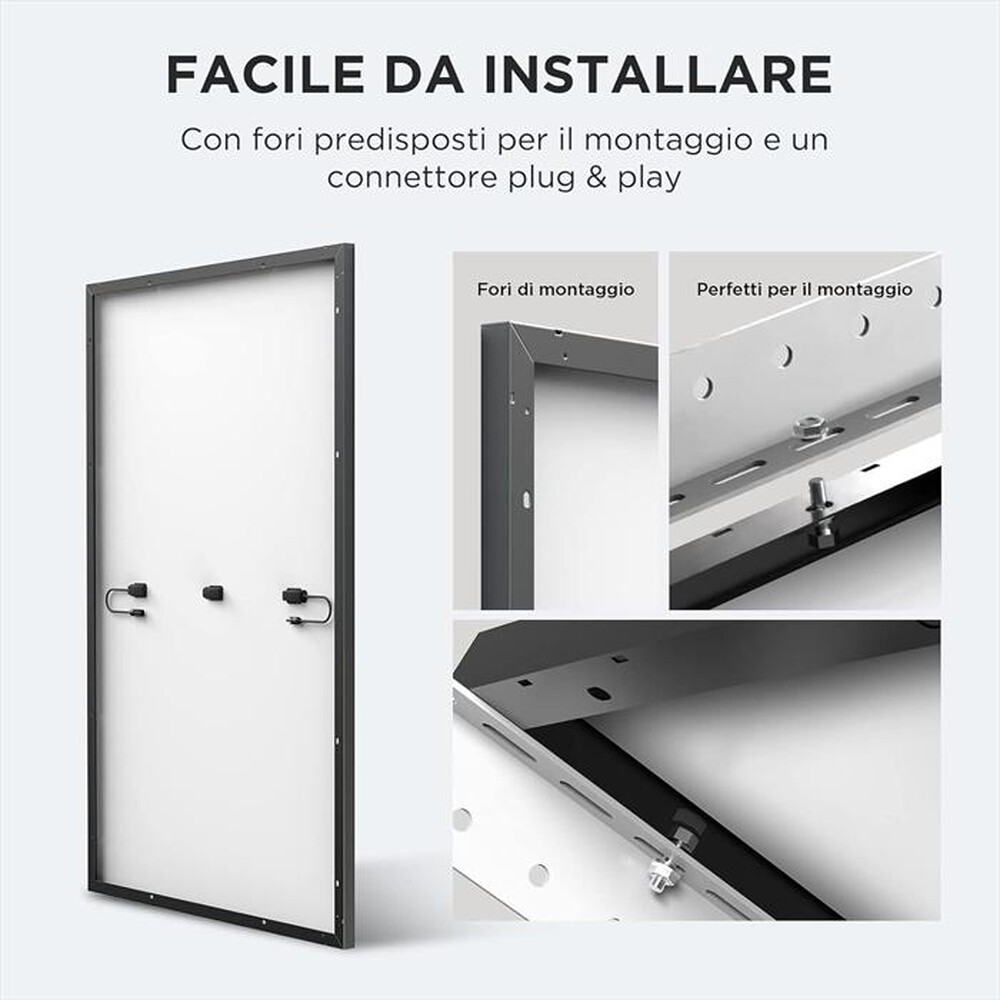 "ECOFLOW - SOLAR PANEL 2X400W RIGID-Nero"