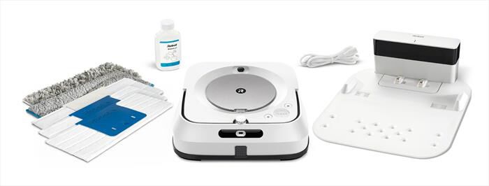iROBOT - BRAAVA JET M6 (M6138)-White/Silver | Euronics