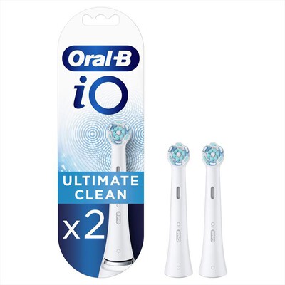 ORAL-B - Testine IO Ultimate Clean, 2 pezzi-Bianco