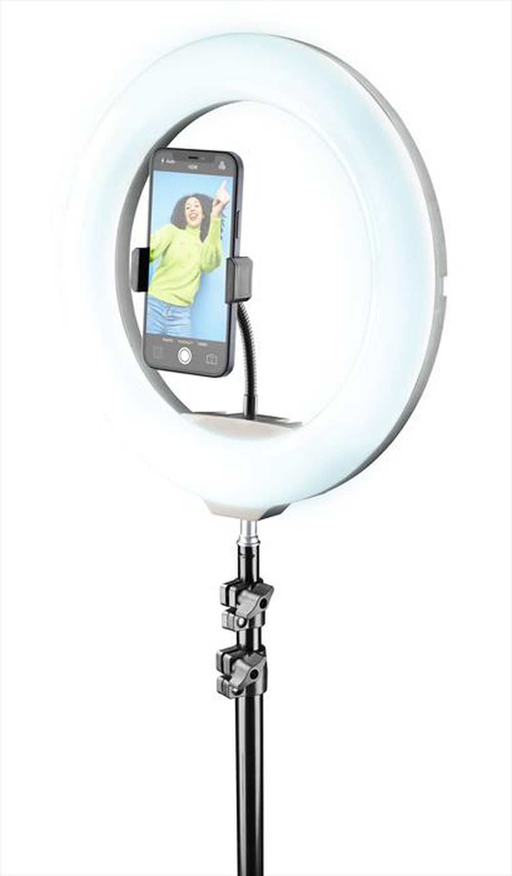 "CELLULARLINE - SELFIERINGPROK-Nero"
