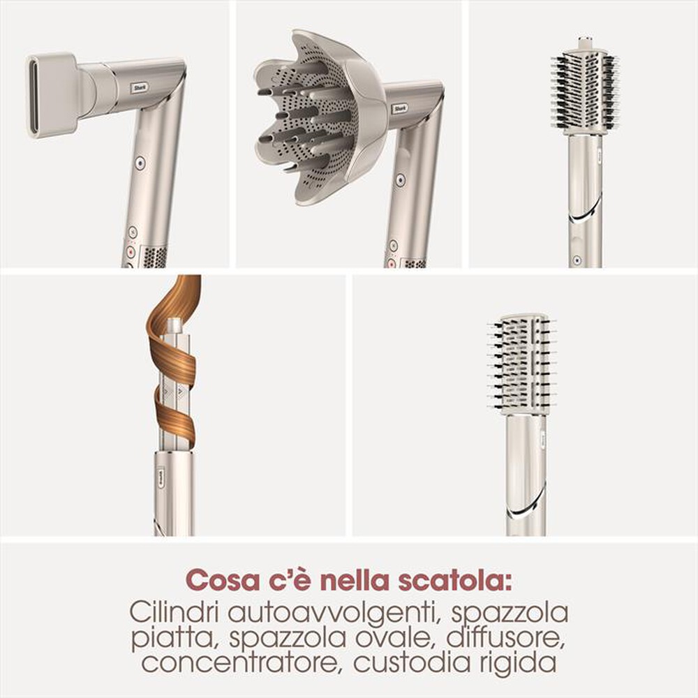 Immagine del prodotto SHARK - Styler e asciugacapelli FLEXSTYLE 5 in 1 HD440SLEU-CHAMPAGNE