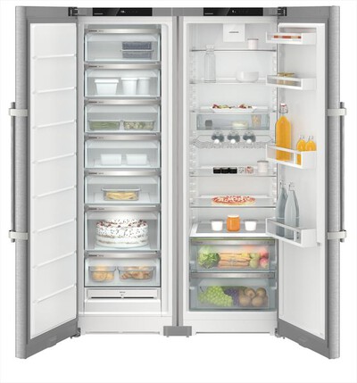 LIEBHERR - Frigorifero side by side XRFSD 5230-20 Classe E-Acciaio SmartSteel / Silver