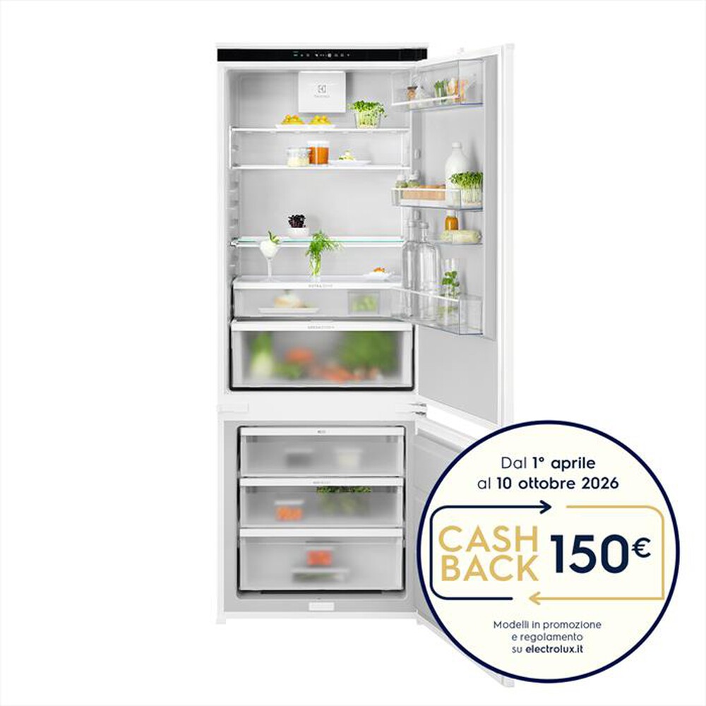 Immagine del prodotto ELECTROLUX - Frigorifero combinato incasso ENA7TE75S Classe E-Bianco