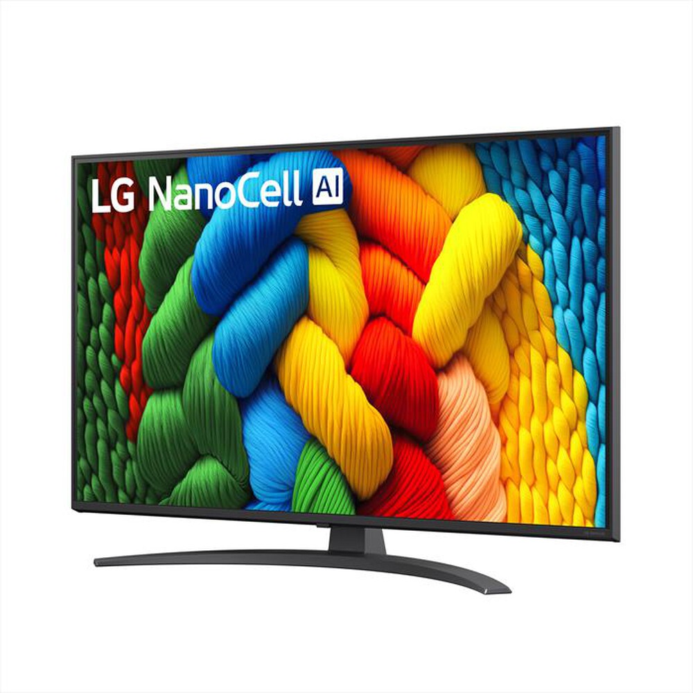 "LG - 43NANO81A6A-Charcoal Black"