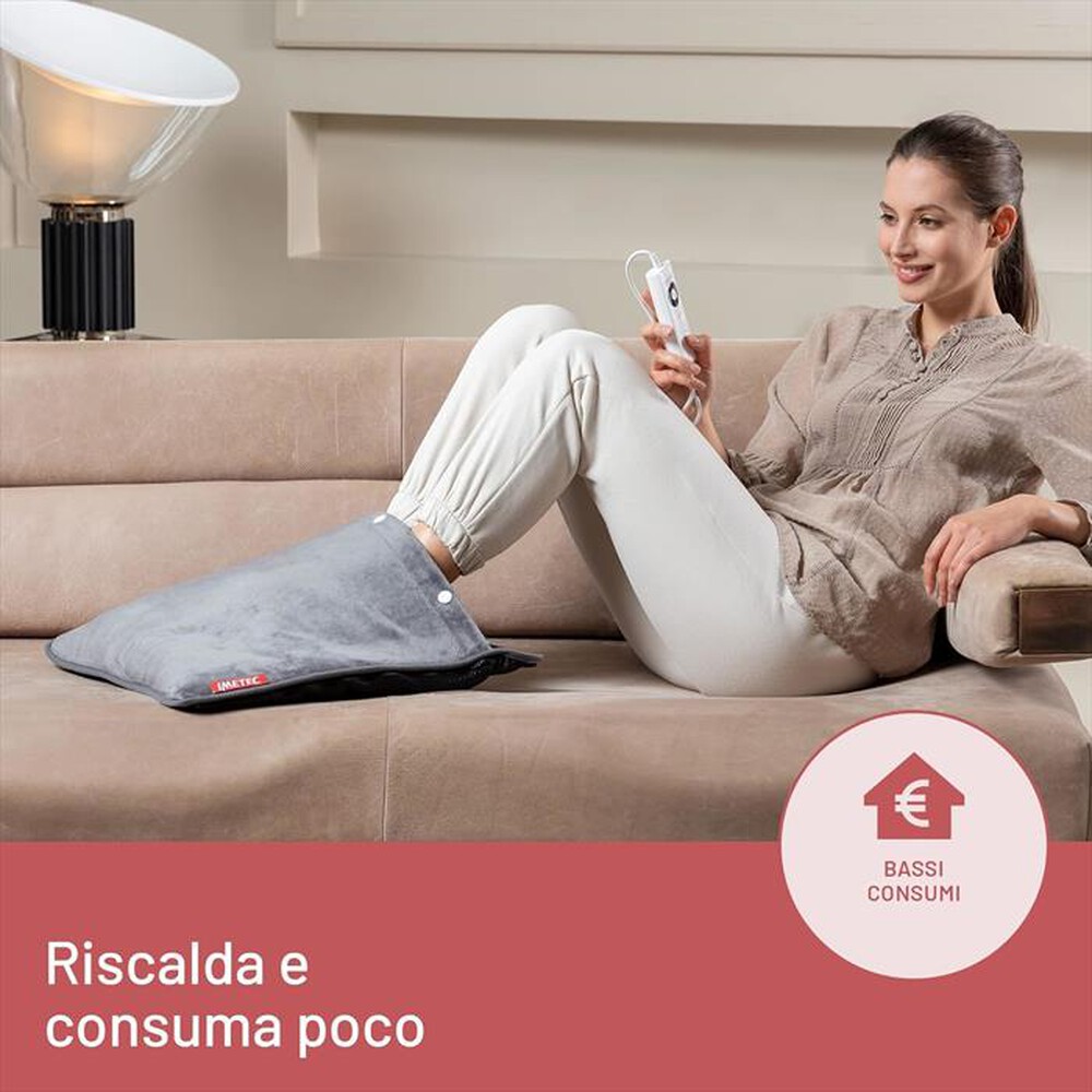 "IMETEC - Scaldapiedi INTELLISENSE FEET-Grigio"