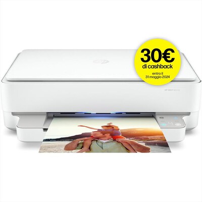 HP - Envy 6022e 9 mesi d'inchiostro con Hp+-Bianca